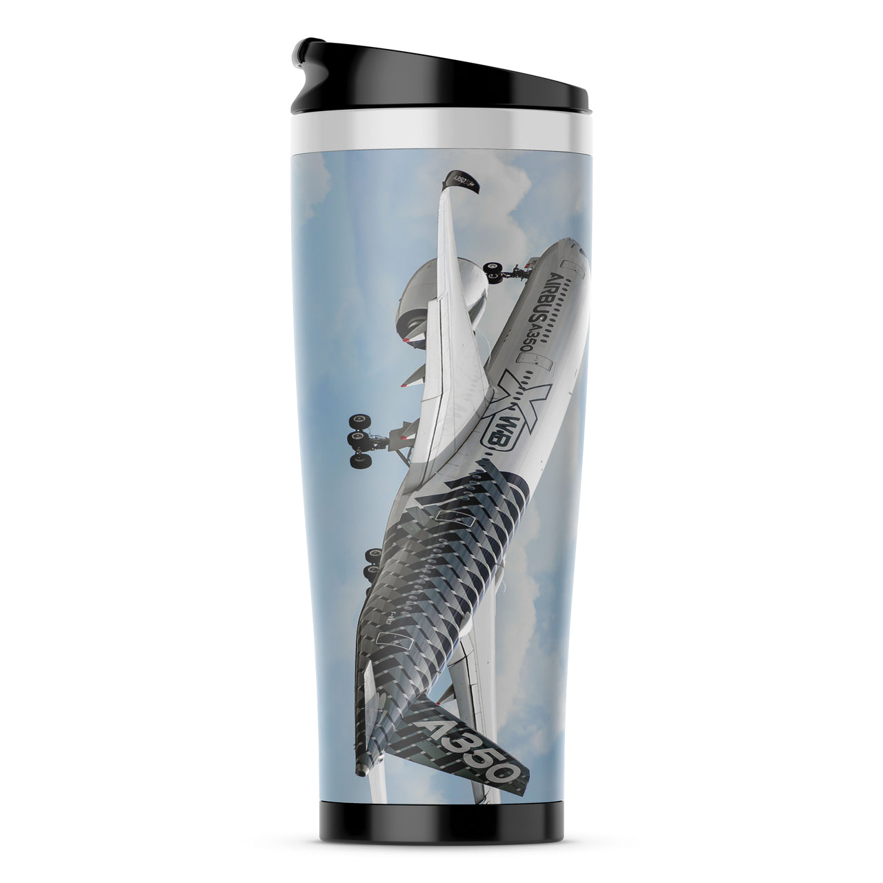 Departing Airbus A350 (Original Livery) Designed Travel Mugs