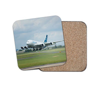 Thumbnail for Departing Airbus A380 with Original Livery Designed Coasters