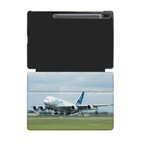 Thumbnail for Departing Airbus A380 with Original Livery Designed Samsung Tablet Cases