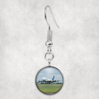 Thumbnail for Departing Airbus A380 with Original Livery Designed Earrings