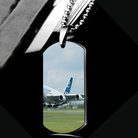 Thumbnail for Departing Airbus A380 with Original Livery Designed Metal Necklaces