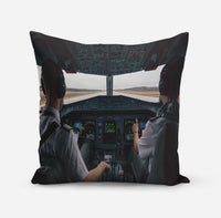 Thumbnail for Departing Aircraft's Cockpit Designed Pillows