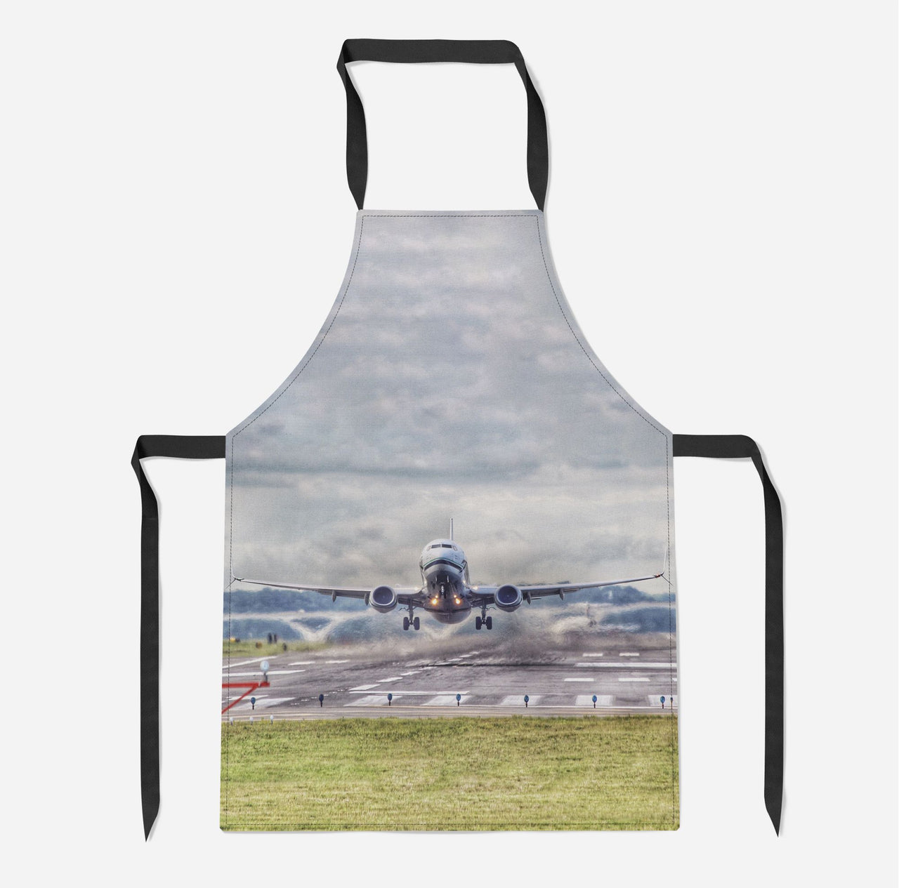 Departing Boeing 737 Designed Kitchen Aprons