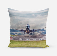 Thumbnail for Departing Boeing 737 Designed Pillows