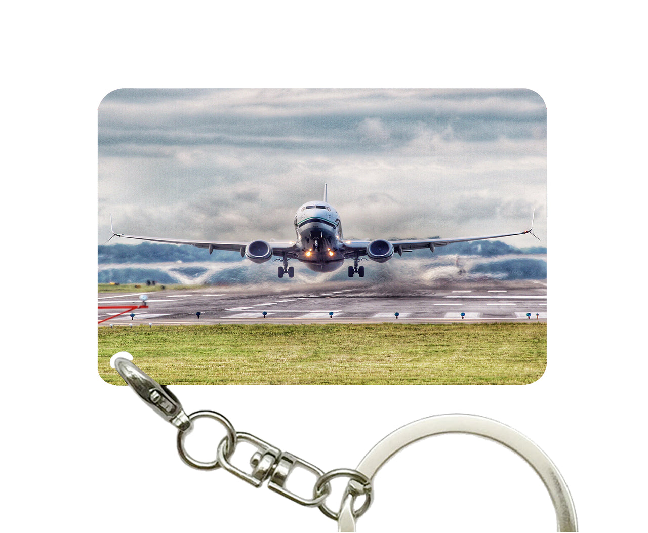 Departing Boeing 737 Designed Key Chains