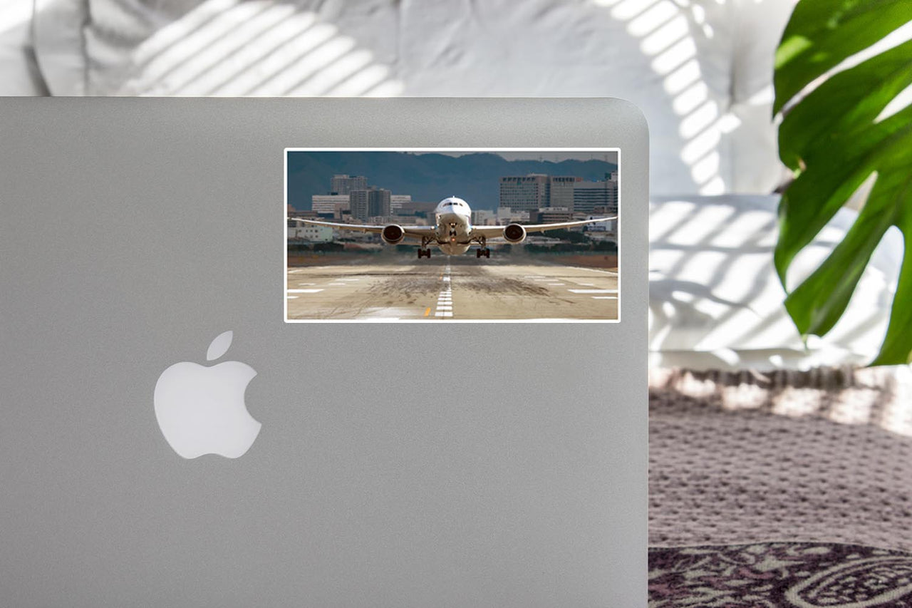 Departing Boeing 787 Dreamliner Designed Stickers
