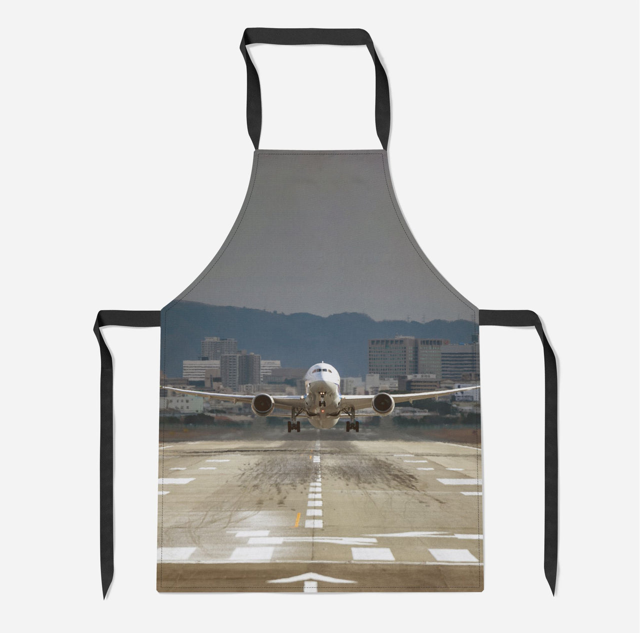 Departing Boeing 787 Dreamliner Designed Kitchen Aprons