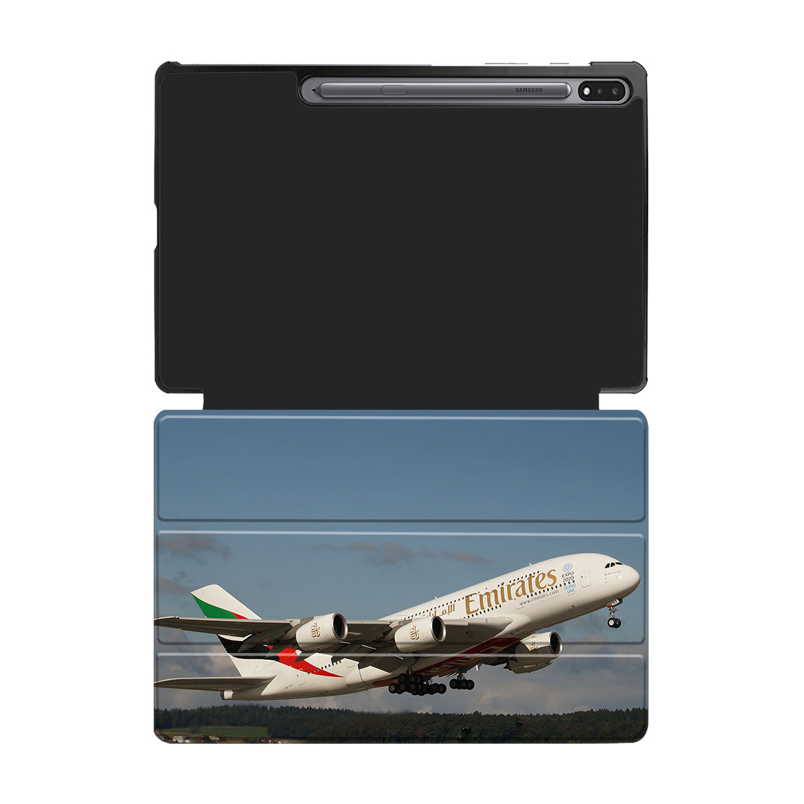 Departing Emirates A380 Designed Samsung Tablet Cases