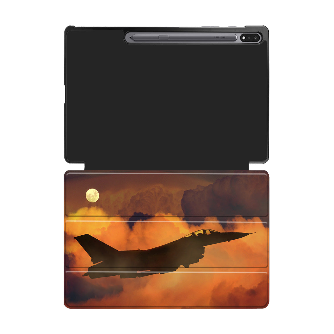 Departing Fighting Falcon F16 Designed Samsung Tablet Cases