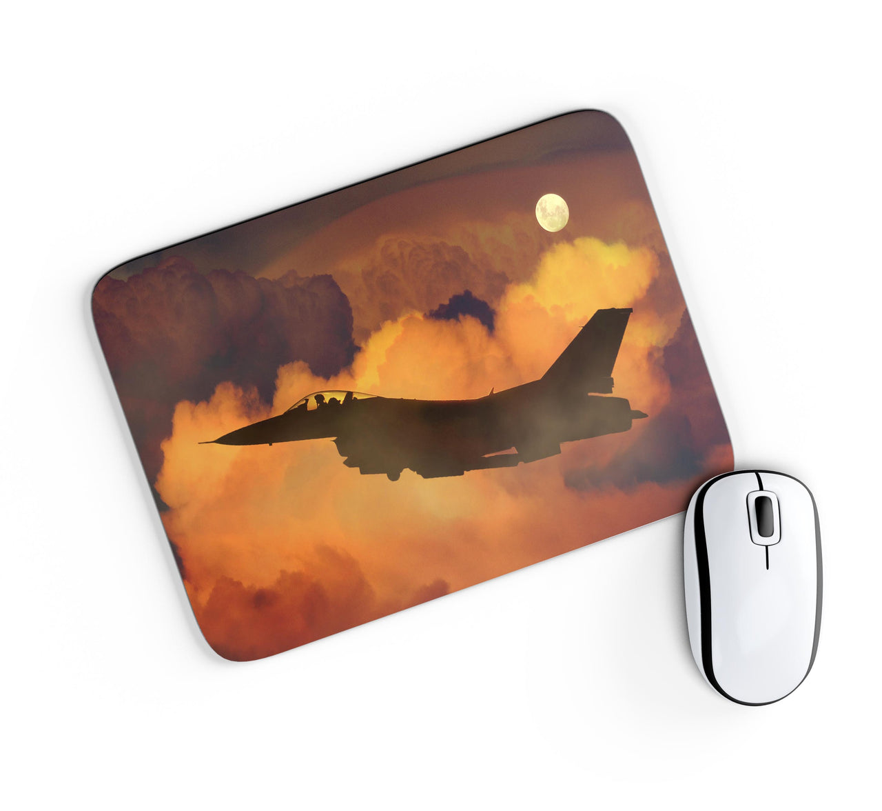 Departing Fighter Jet 16 Designed Mouse Pads