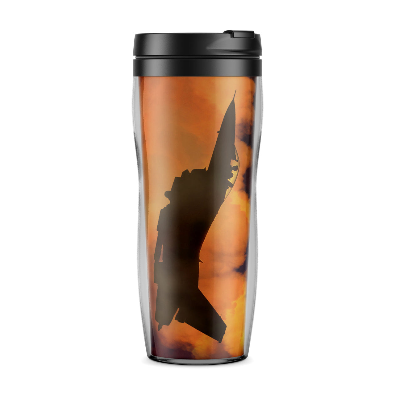 Departing Fighter Jet 16 Designed Travel Mugs