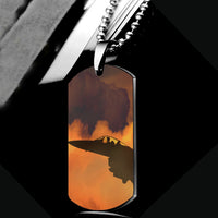 Thumbnail for Departing Fighting Falcon F16 Designed Metal Necklaces