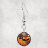 Thumbnail for Departing Fighter Jet 16 Designed Earrings
