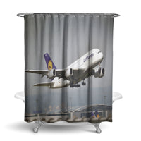 Thumbnail for Departing Lufthansa's A380 Designed Shower Curtains