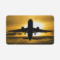Thumbnail for Departing Passanger Jet During Sunset Designed Bath Mats