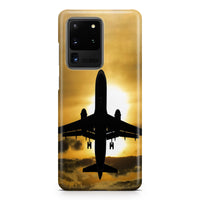 Thumbnail for Departing Passanger Jet During Sunset Samsung S & Note Cases