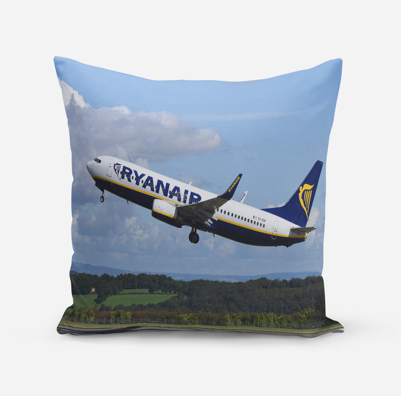 Departing Ryanair's Boeing 737 Designed Pillows