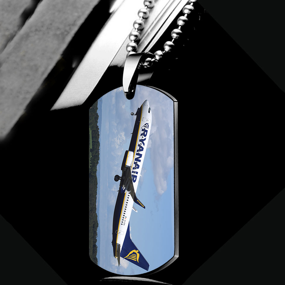 Departing Ryanair's Boeing 737 Designed Metal Necklaces