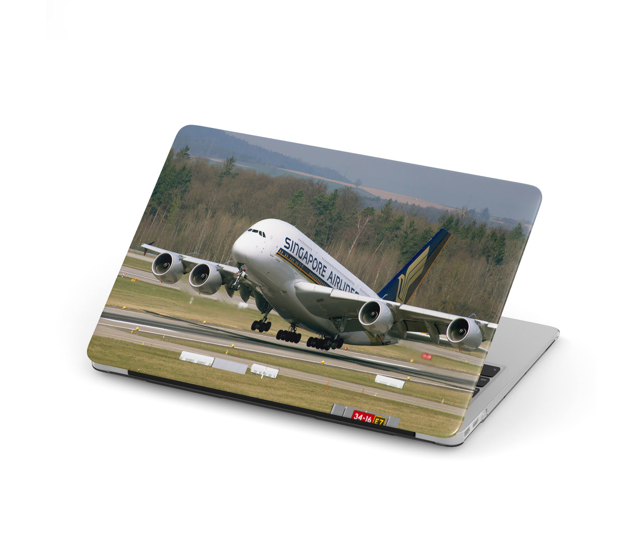 Departing Singapore Airlines A380 Designed Macbook Cases
