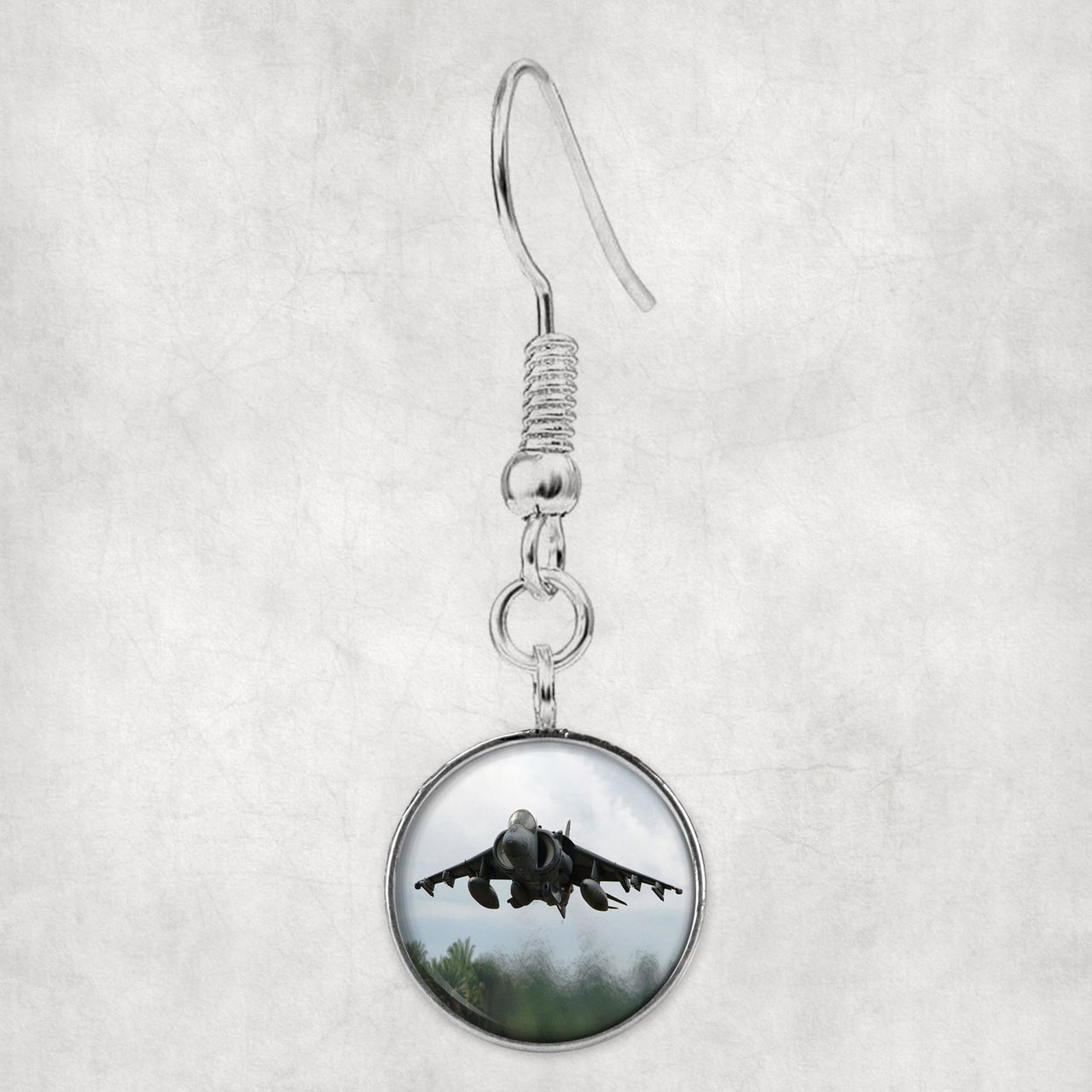 Departing Super Fighter Jet Designed Earrings