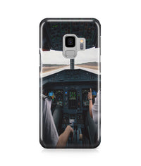 Thumbnail for Departing Aircraft's Cockpit Printed Samsung J Cases
