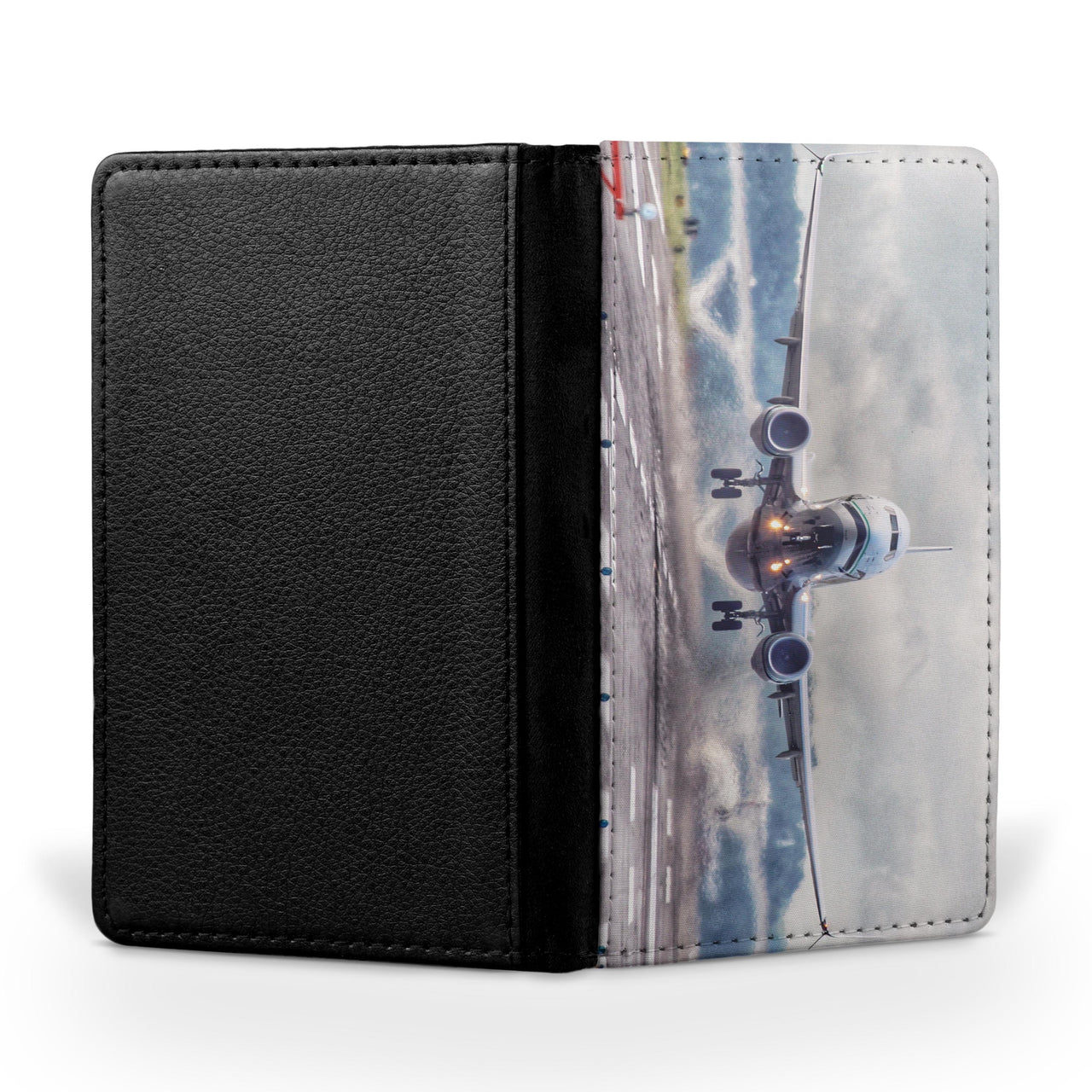 Departing Boeing 737 Printed Passport & Travel Cases