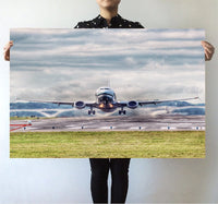 Thumbnail for Departing Boeing 737 Printed Posters Aviation Shop 