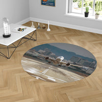 Thumbnail for Departing Boeing 787 Dreamliner Designed Carpet & Floor Mats (Round)