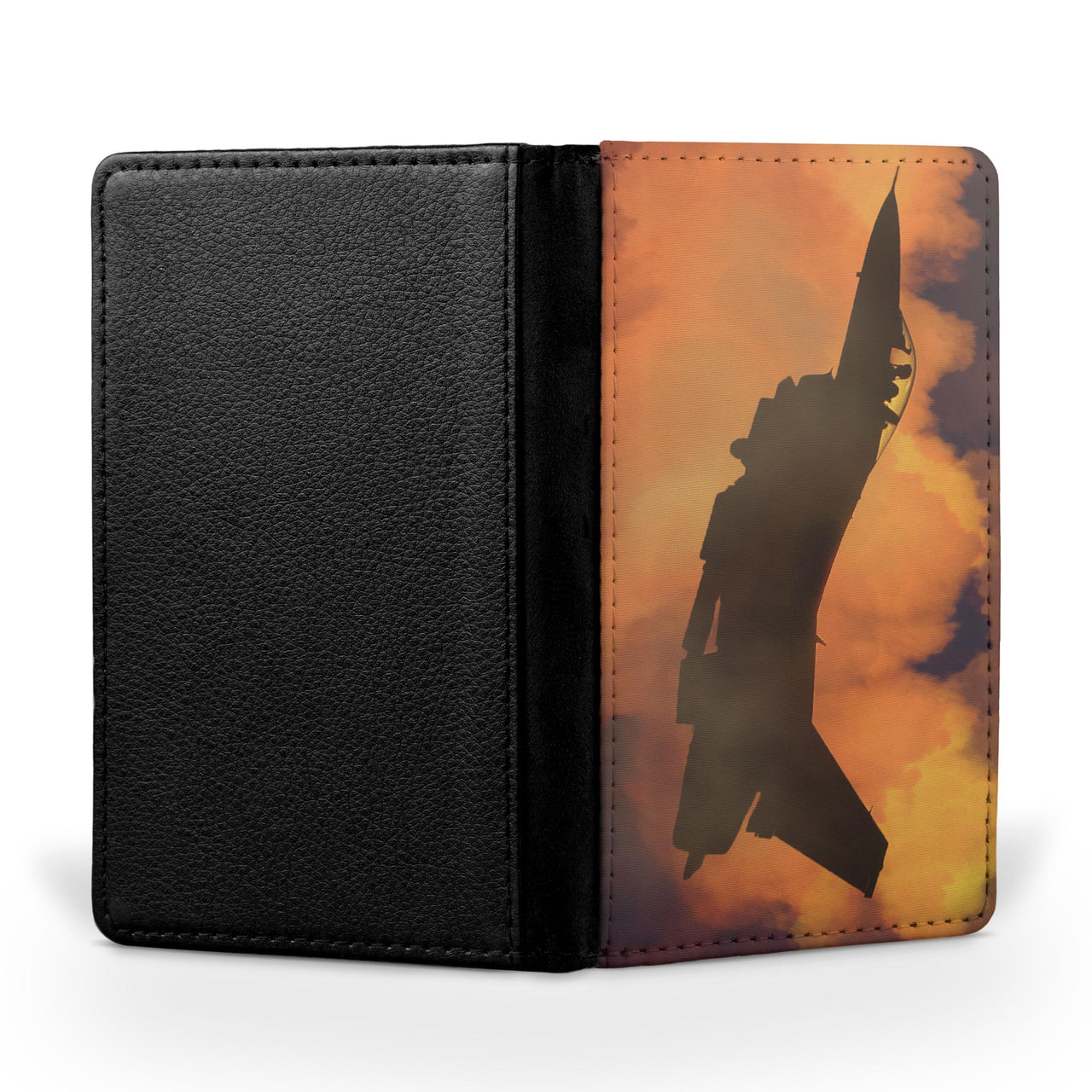 Departing Fighting Falcon F16 Printed Passport & Travel Cases