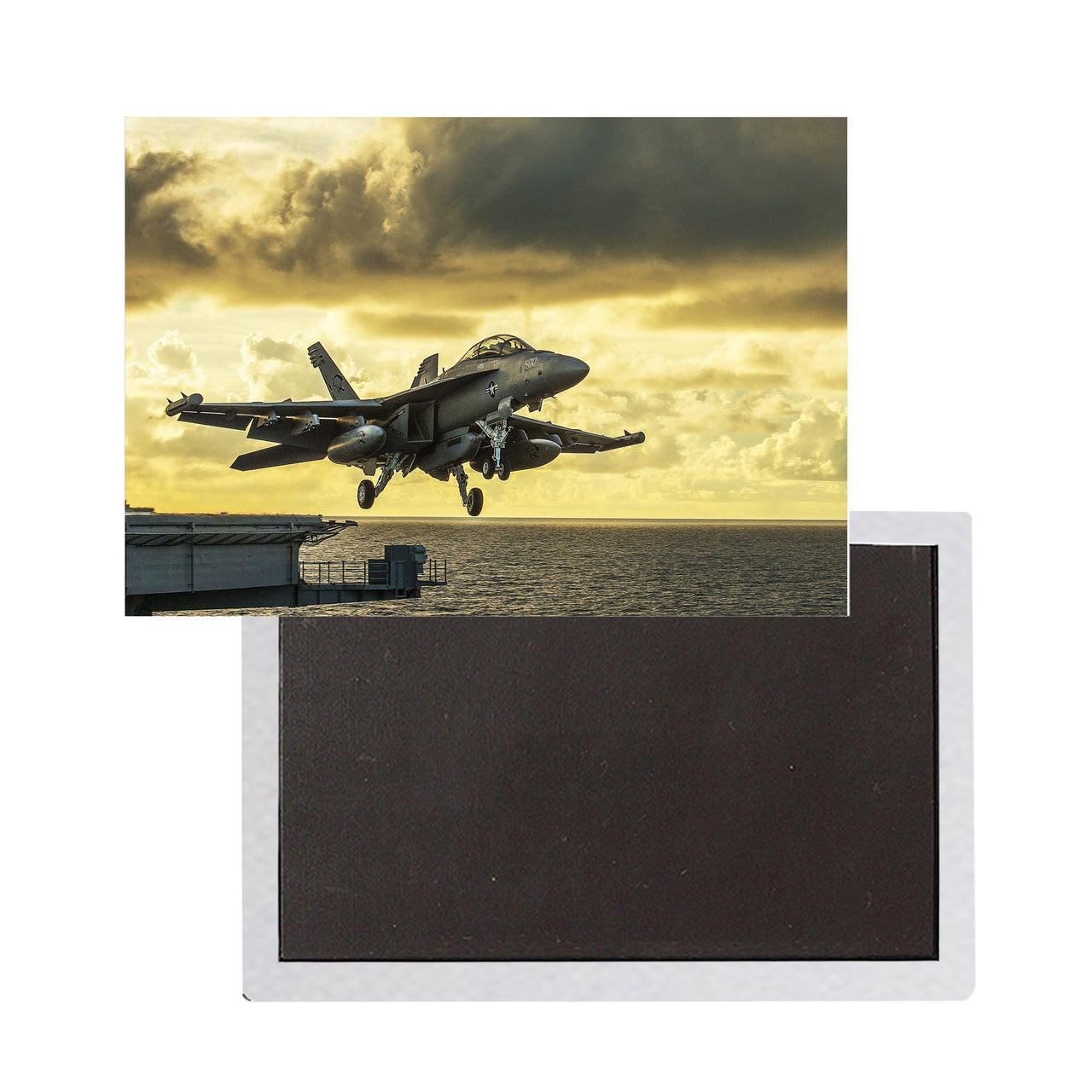 Departing Jet Aircraft Printed Magnet Pilot Eyes Store 