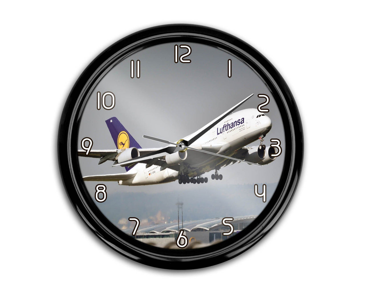 Departing Lufthansa's A380 Printed Wall Clocks Aviation Shop 