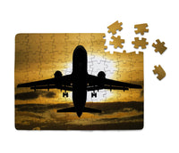 Thumbnail for Departing Passenger Jet During Sunset Printed Puzzles Aviation Shop 