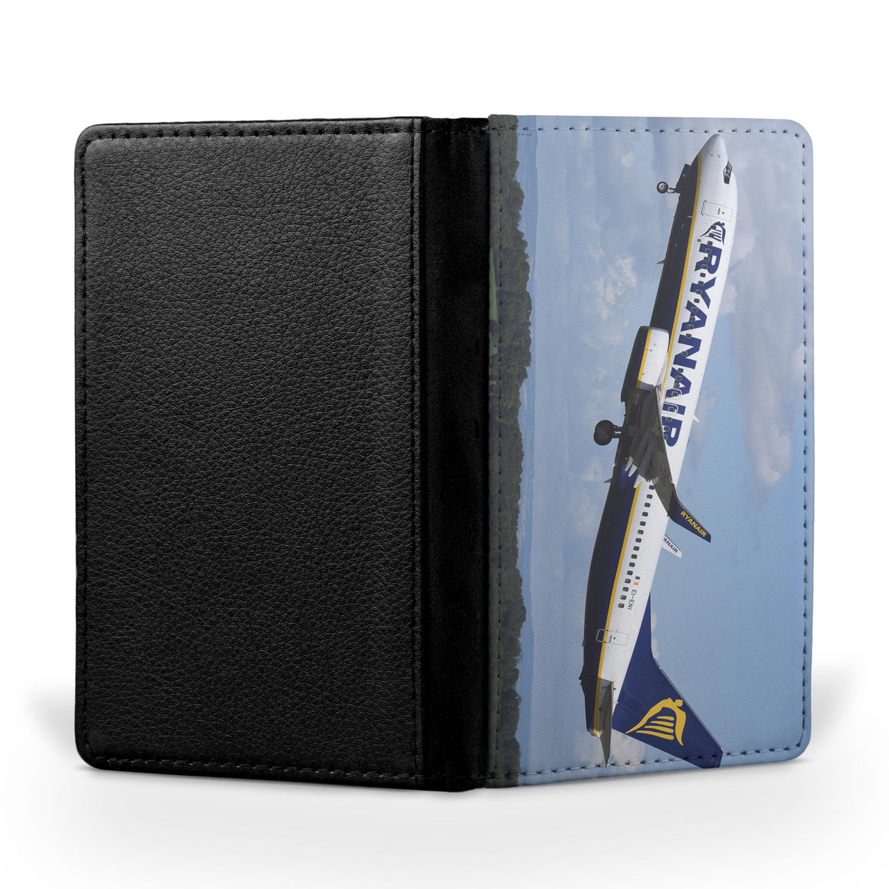 Departing Ryanair's Boeing 737 Printed Passport & Travel Cases