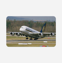 Thumbnail for Departing Singapore Airlines A380 Printed Door & Bath Mats Pilot Eyes Store Bath Mat 50x80cm 