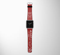 Thumbnail for Detailed Boeing 737 Designed Leather Apple Watch Straps