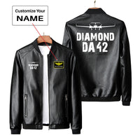 Thumbnail for Diamond DA42 & Plane Designed PU Leather Jackets