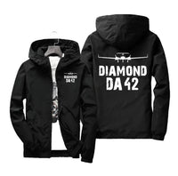 Thumbnail for Diamond DA42 & Plane Designed Windbreaker Jackets