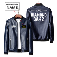 Thumbnail for Diamond DA42 & Plane Designed PU Leather Jackets