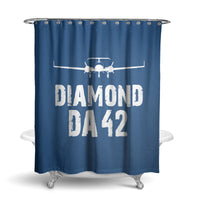 Thumbnail for Diamond DA42 & Plane Designed Shower Curtains