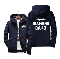 Thumbnail for Diamond DA42 & Plane Designed Windbreaker Jackets