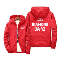 Thumbnail for Diamond DA42 & Plane Designed Windbreaker Jackets