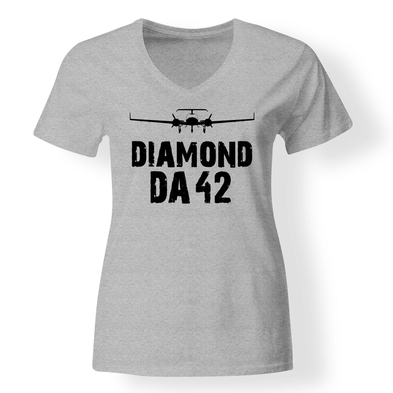 Diamond DA42 & Plane Designed V-Neck T-Shirts