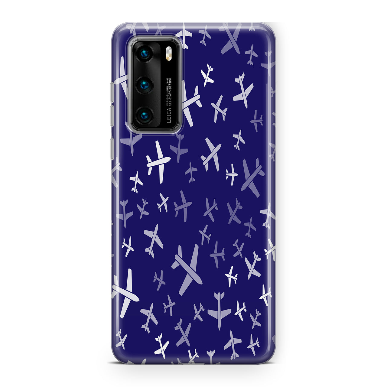 Different Sizes Seamless Airplanes Designed Huawei Cases