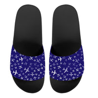 Thumbnail for Different Sizes Seamless Airplanes Designed Sport Slippers