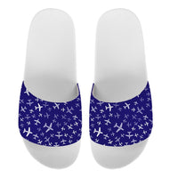 Thumbnail for Different Sizes Seamless Airplanes Designed Sport Slippers