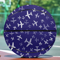 Thumbnail for Different Sizes Seamless Airplanes Designed Basketball