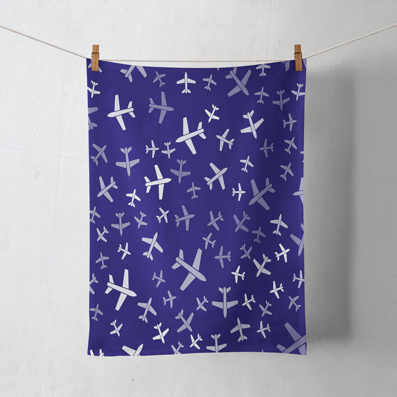 Different Sizes Seamless Airplanes Designed Towels