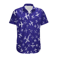 Thumbnail for Different Sizes Seamless Airplanes Designed 3D Shirts