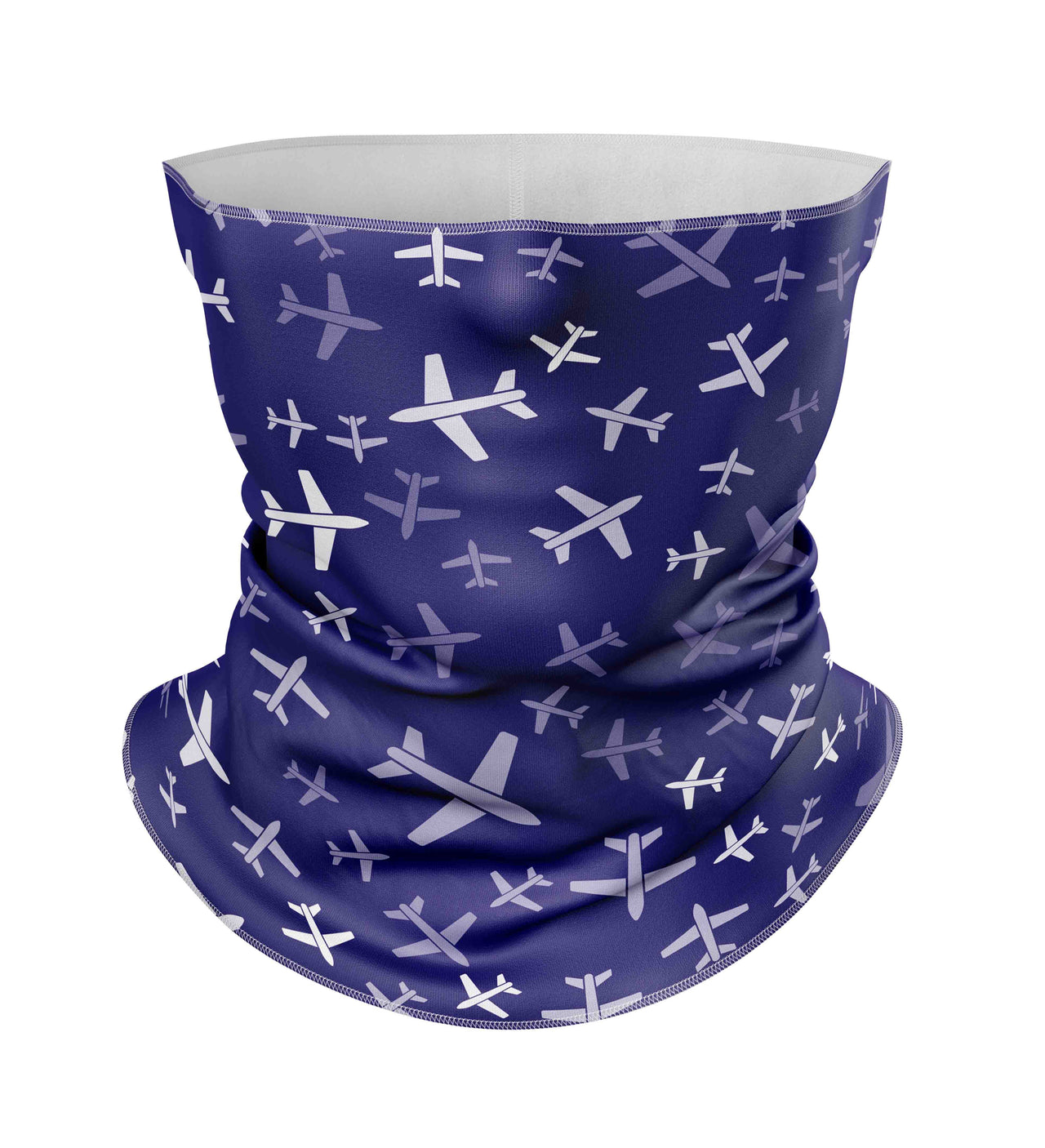 Different Sizes Seamless Airplanes Designed Full Face & Ski Masks