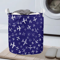 Thumbnail for Different Sizes Seamless Airplanes Designed Laundry Baskets